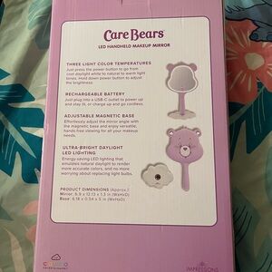 Care Bears Pink LED Handheld Makeup Mirror
